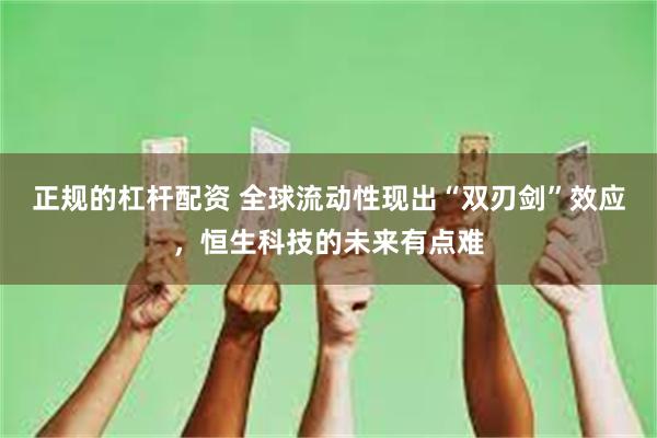 正规的杠杆配资 全球流动性现出“双刃剑”效应，恒生科技的未来有点难