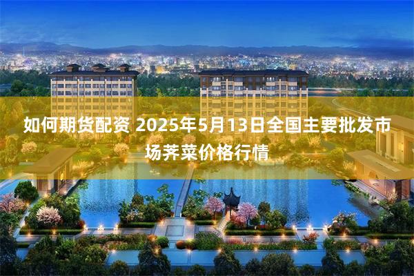 如何期货配资 2025年5月13日全国主要批发市场荠菜价格行情