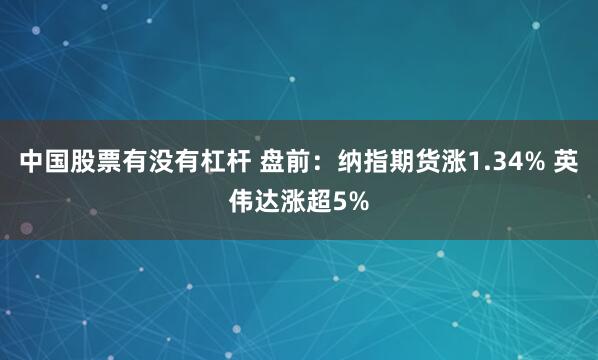 中国股票有没有杠杆 盘前：纳指期货涨1.34% 英伟达涨超5%