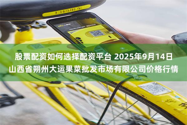 股票配资如何选择配资平台 2025年9月14日山西省朔州大运果菜批发市场有限公司价格行情