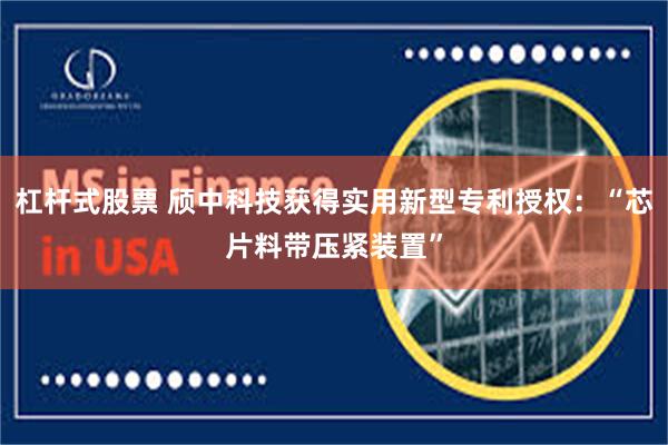 杠杆式股票 颀中科技获得实用新型专利授权：“芯片料带压紧装置”